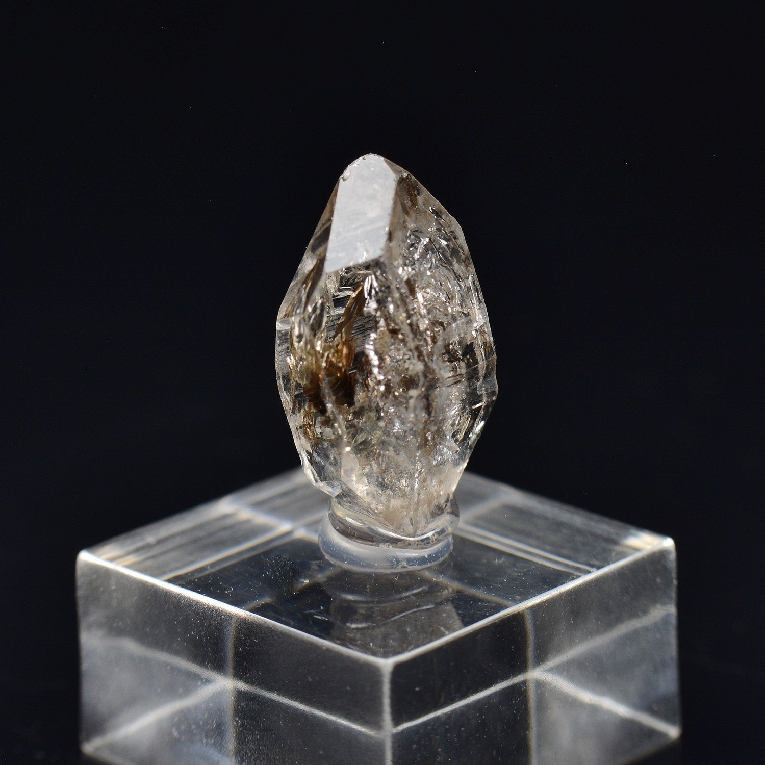 Quartz à inclusions d'hydrocarbures - Balochistan, Pakistan