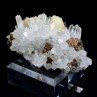 Calcite, quartz et chalcopyrite - Cavnic, Roumanie