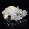 Calcite, quartz et chalcopyrite - Cavnic, Roumanie
