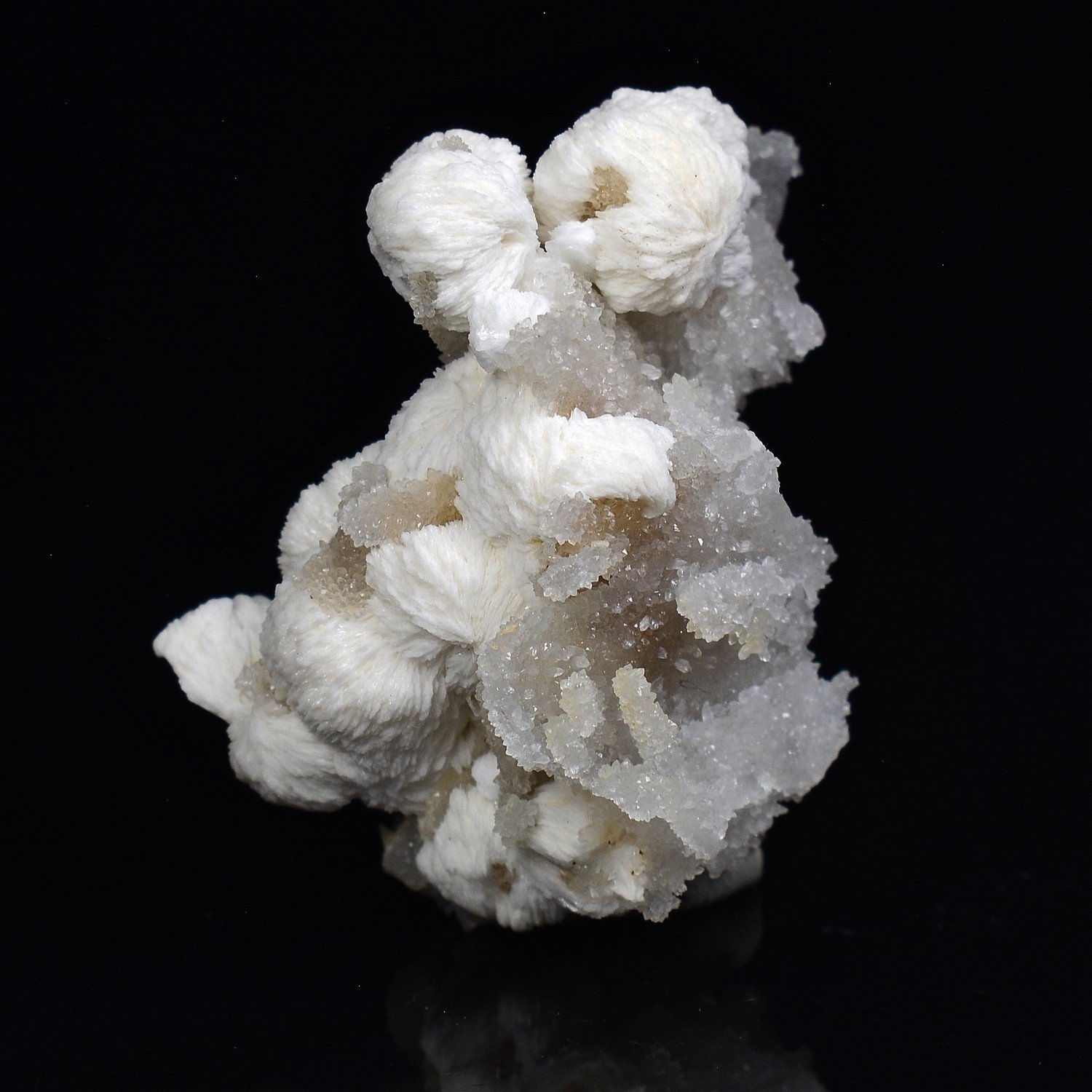 Baryte on quartz - Cuzac, Lot, France