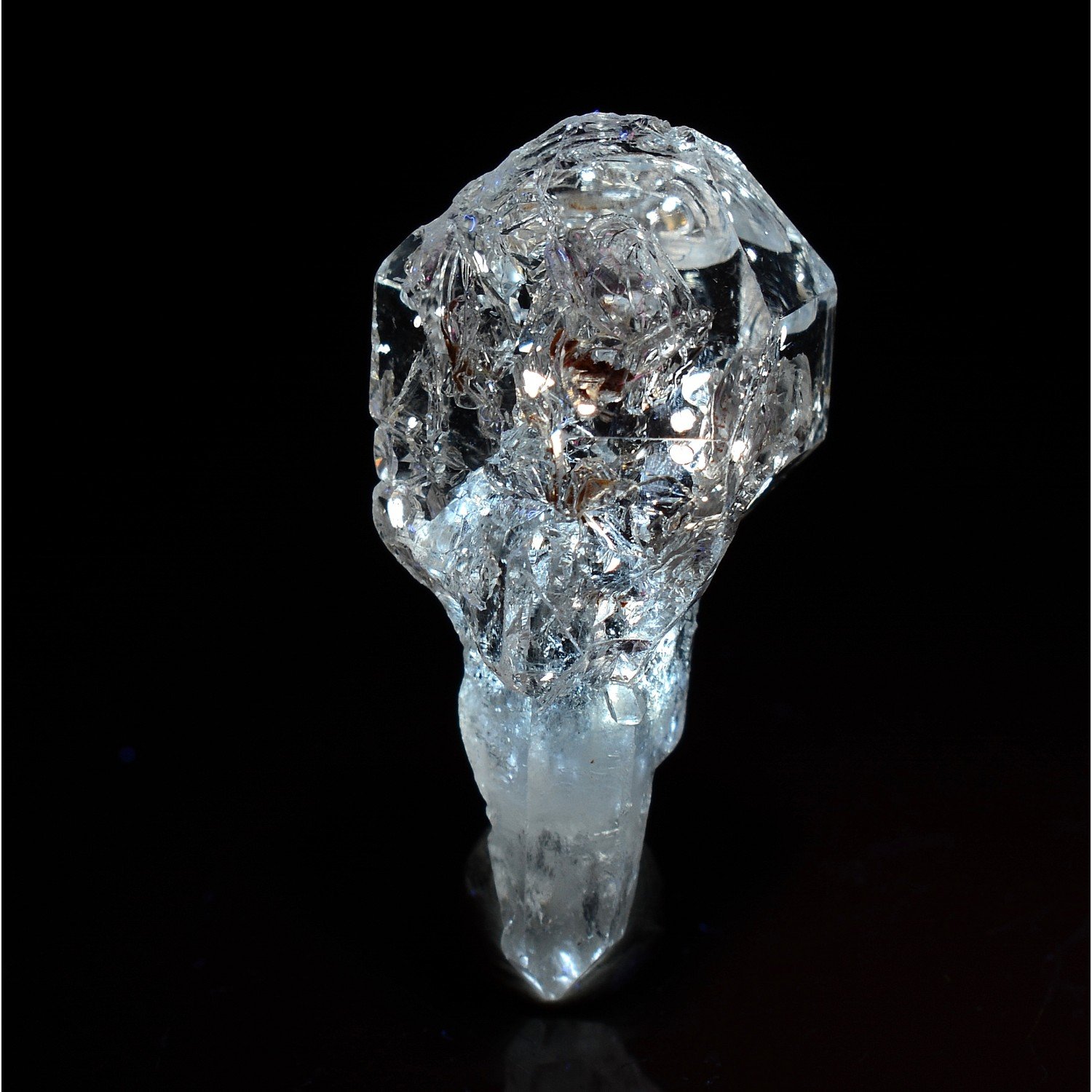 Quartz luciole à inclusions de pétrole - Madirobe, Madagascar
