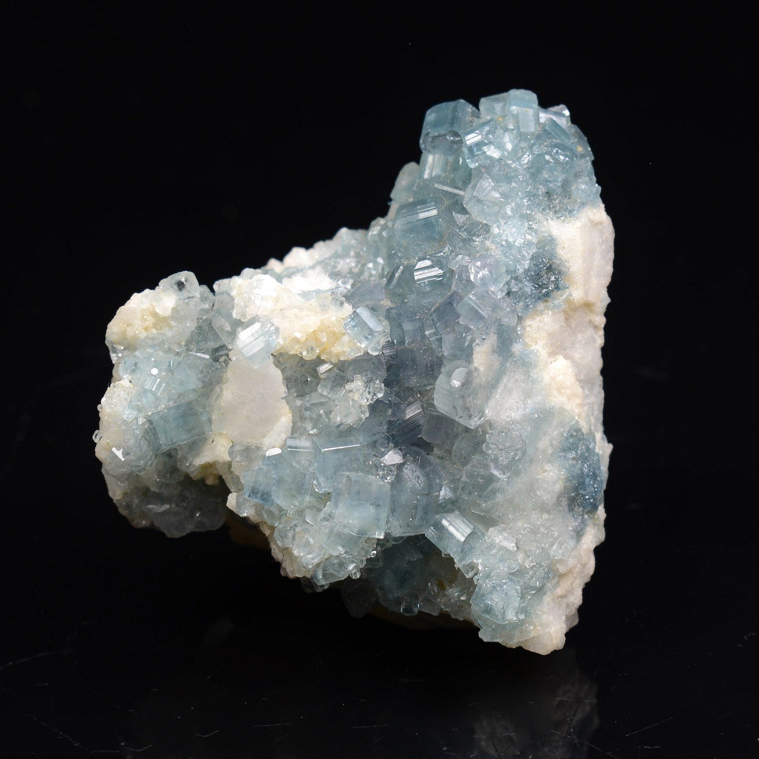 Blue apatite - Golconda Mine, Minas Gerais, Brazil
