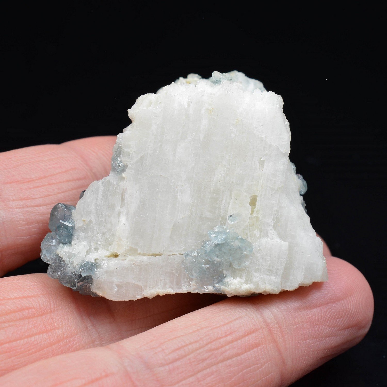 Blue apatite - Golconda Mine, Minas Gerais, Brazil