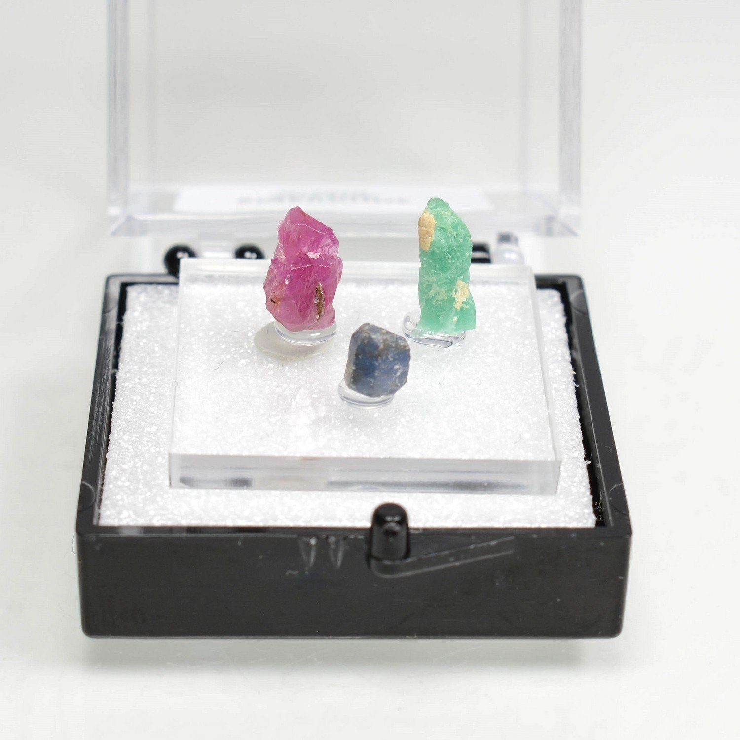 TRIO émeraude saphir rubis