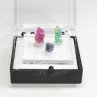Emerald, sapphire and ruby TRIO