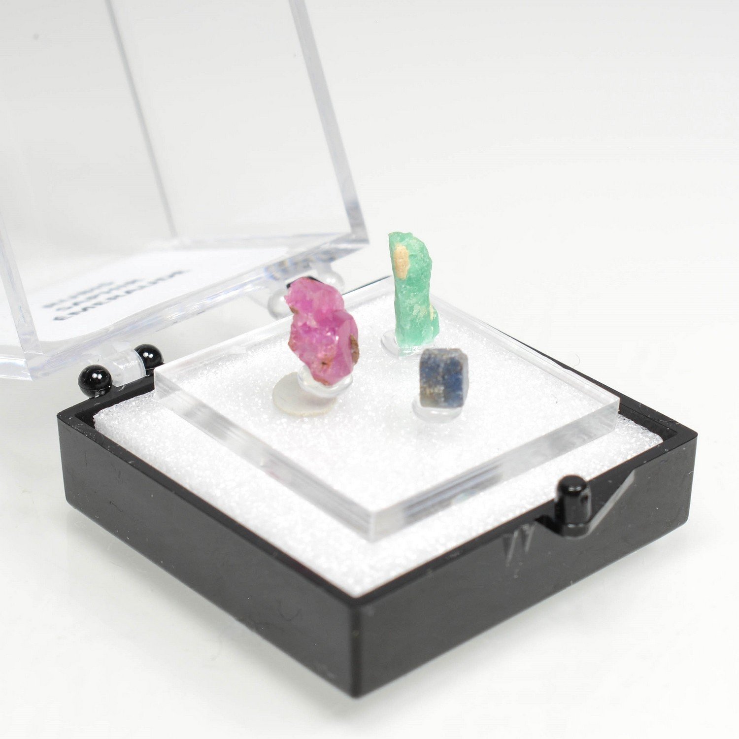 Emerald, sapphire and ruby TRIO