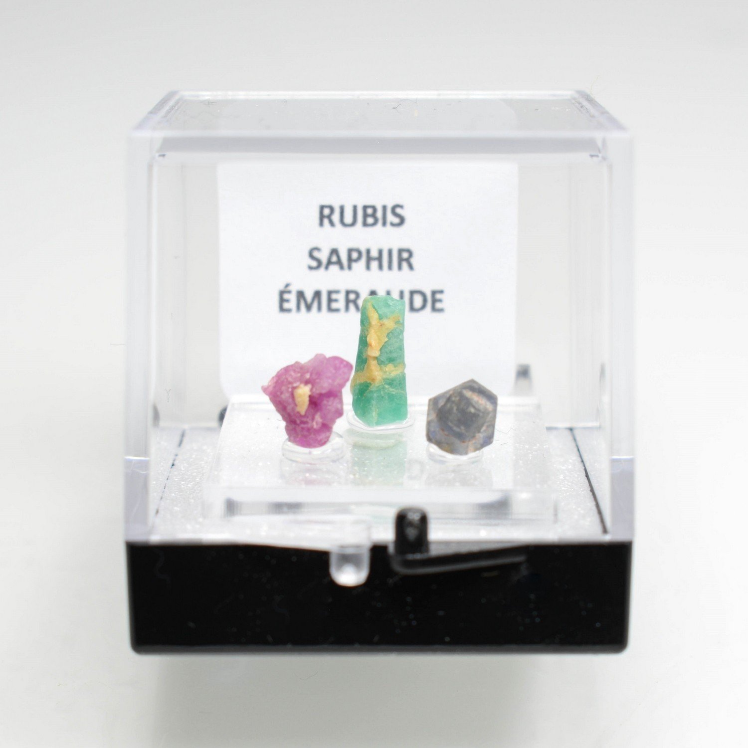 Emerald, sapphire and ruby TRIO