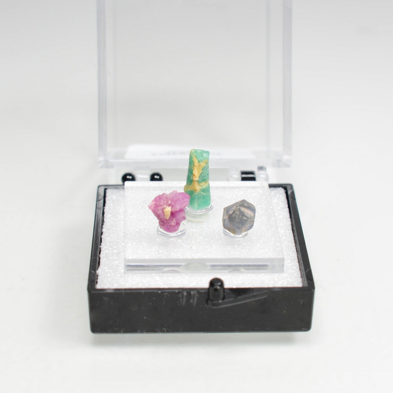 Emerald, sapphire and ruby TRIO