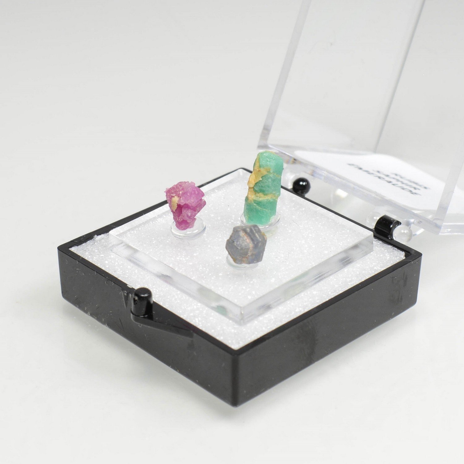 Emerald, sapphire and ruby TRIO