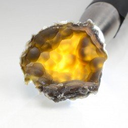 Chalcedony geode - Charroux, Vienne, France