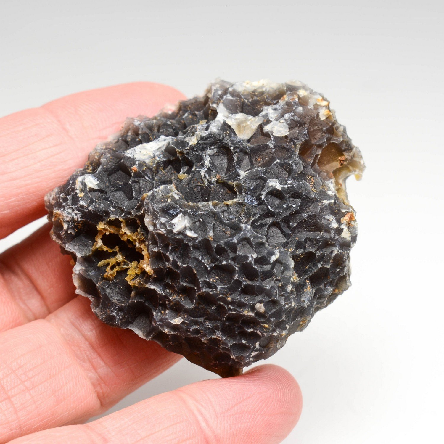 Géode de calcédoine - Charroux, Vienne, France