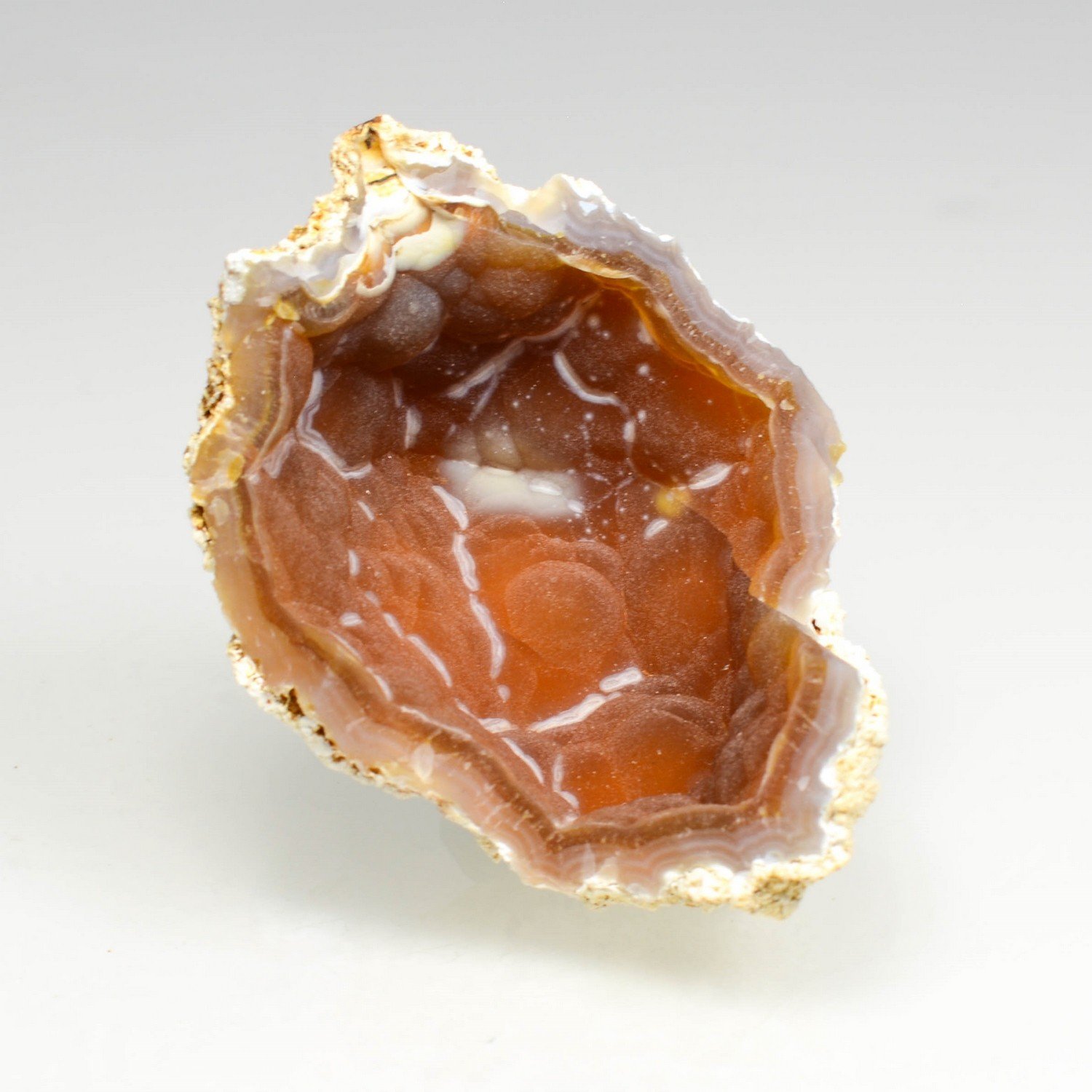 Chalcedony geode - Charroux, Vienne, France Chalcedony geode - Charroux, Vienne, France