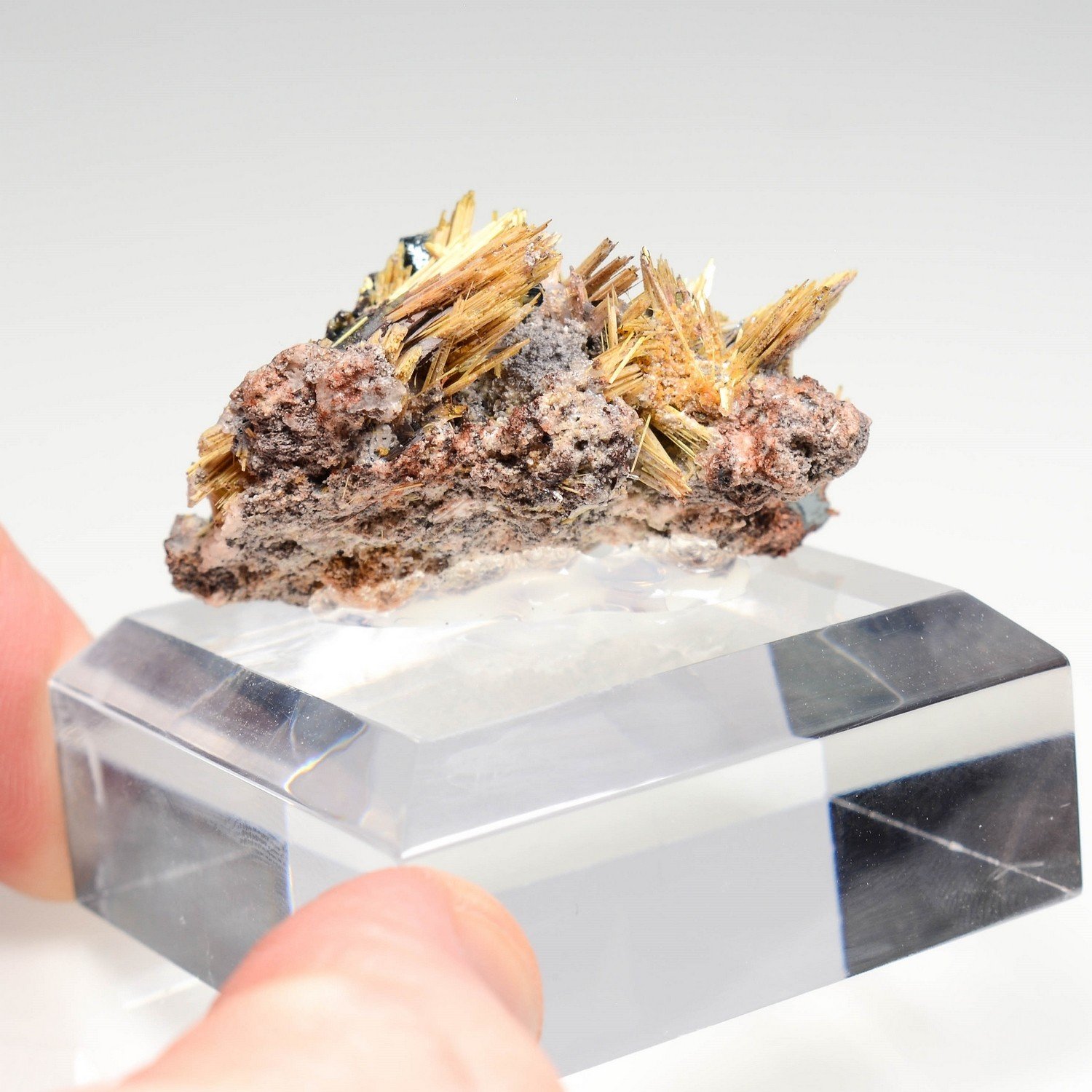 Rutile et hématite - Novo Horizonte, Bahia, Brésil Rutile et hématite - Novo Horizonte, Bahia, Brésil