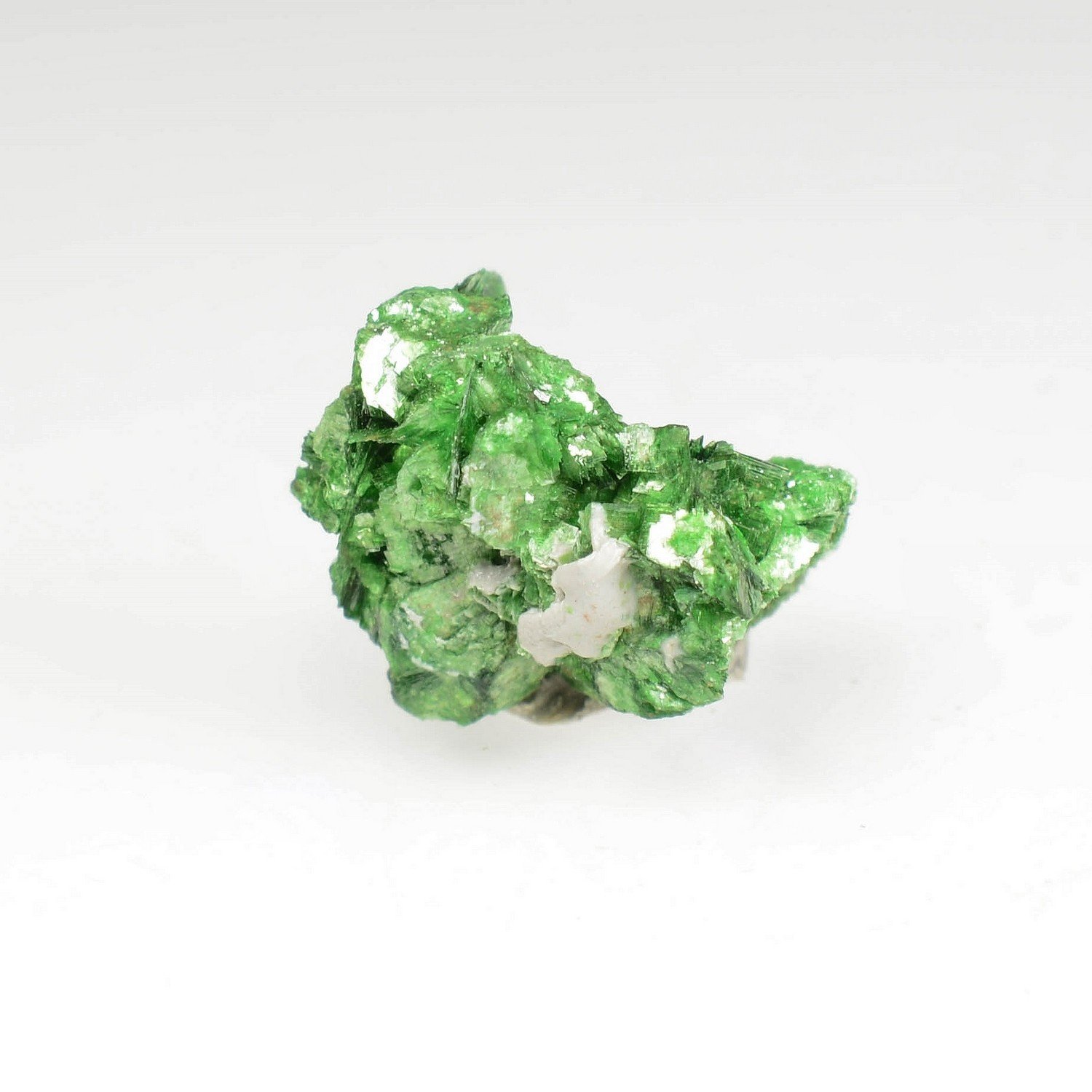 Torbernite - Musonoi Mine, Katanga, DR Congo (ex-Zaire) Torbernite - Musonoi Mine, Katanga, DR Congo (ex-Zaire)