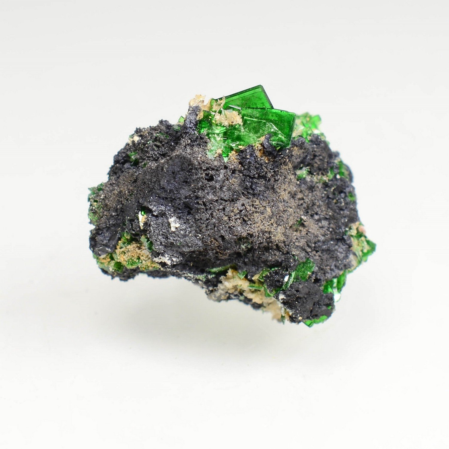 Torbernite - Musonoi Mine, Katanga, DR Congo (ex-Zaire) Torbernite - Musonoi Mine, Katanga, DR Congo (ex-Zaire)