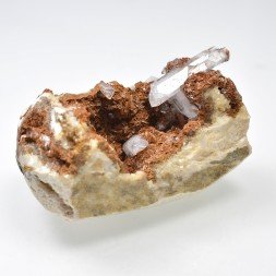 Barytine et sidérite - Carrière du Rivet, Peyrebrune, Tarn, France