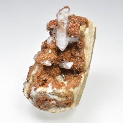 Baryte and siderite - Peyrebrune, Tarn, France