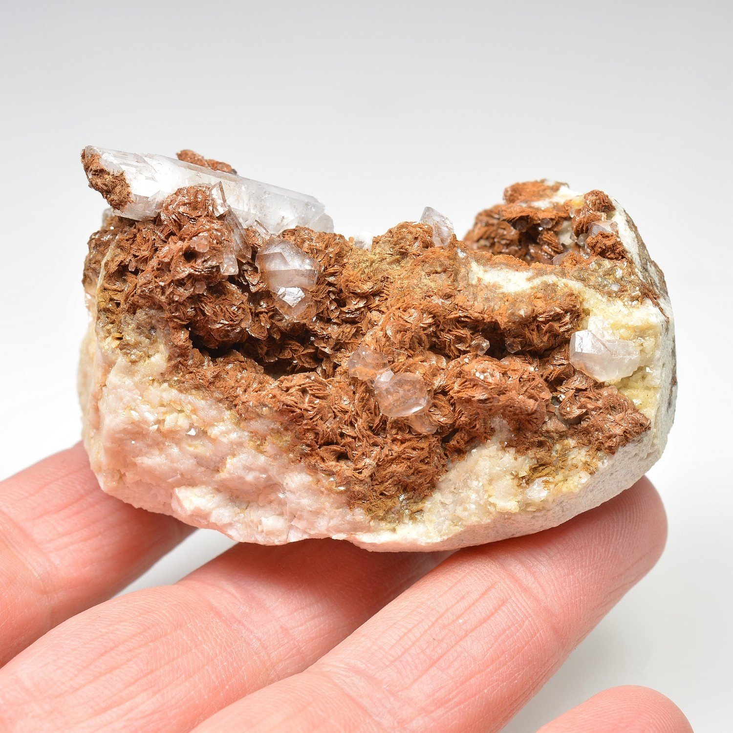 Baryte and siderite - Peyrebrune, Tarn, France