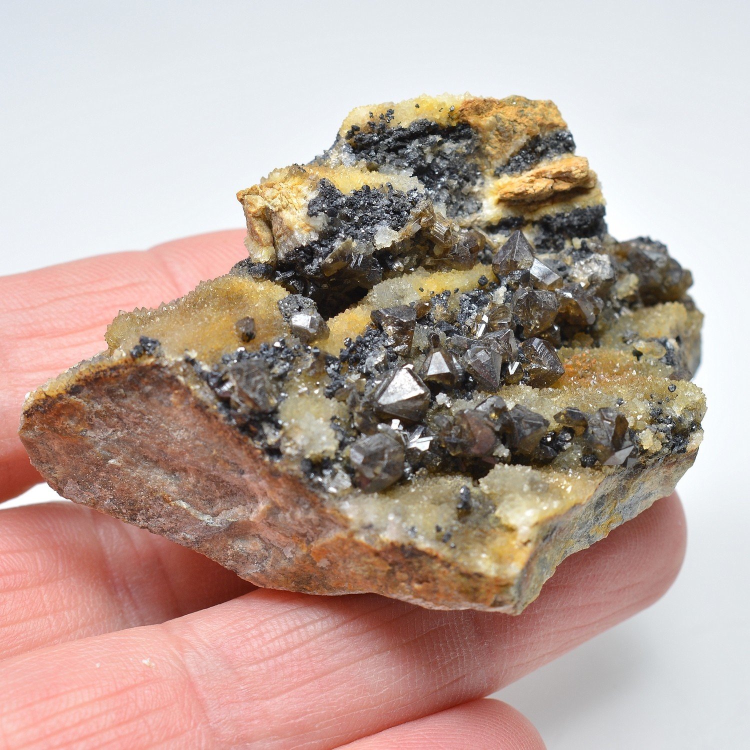 Cerussite - La Maladrerie, Villefranche-de-Rouergue, Aveyron, France