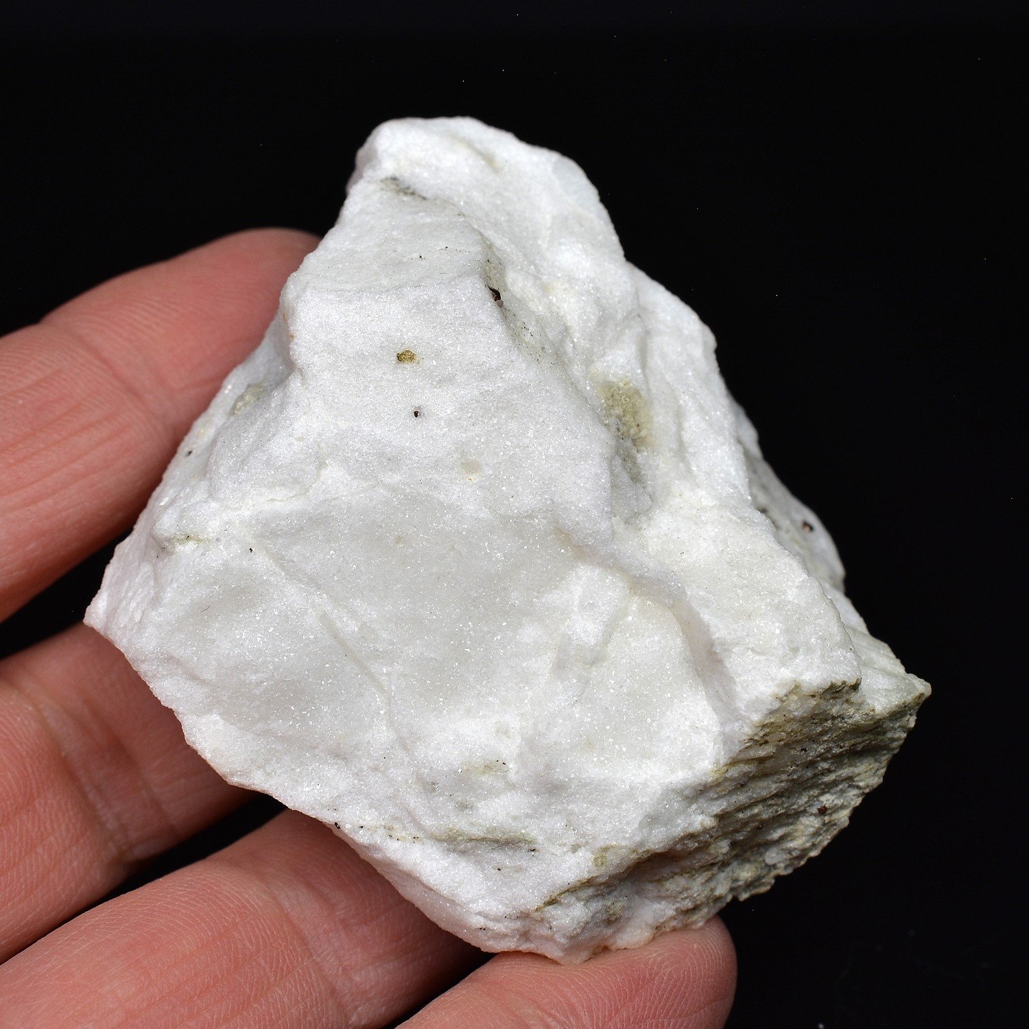 Gypse et chalcopyrite - Arignac, Ariège, France