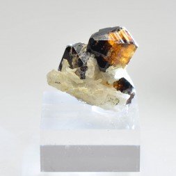 Cassiterite and quartz - Quily, Morbihan, France