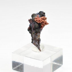 Copper on goethite - Montroc, Tarn, France