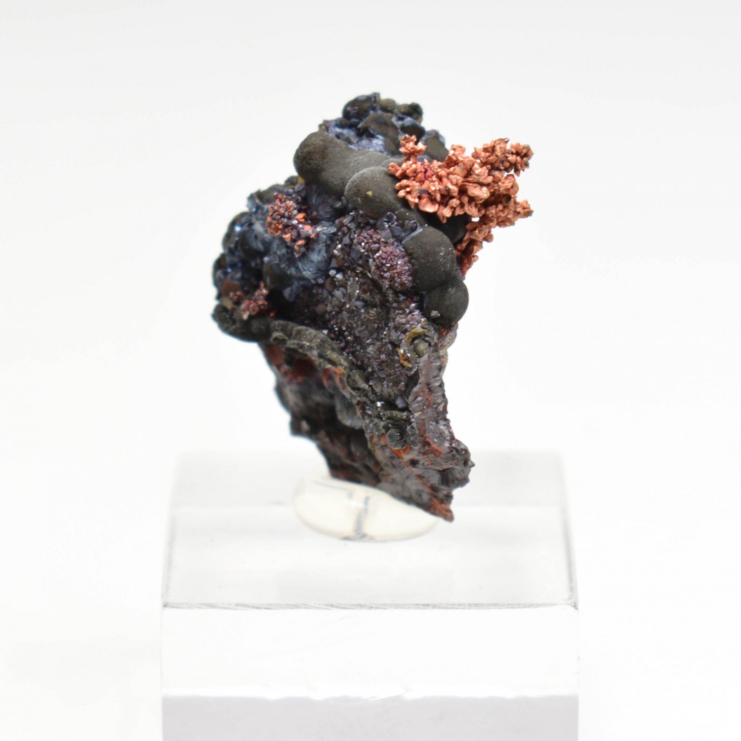 Cuivre sur goethite - Montroc, Tarn, France