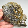 Fluorine sur sphalérite - Mine d'Elmwood,Tennessee, Etats-Unis
