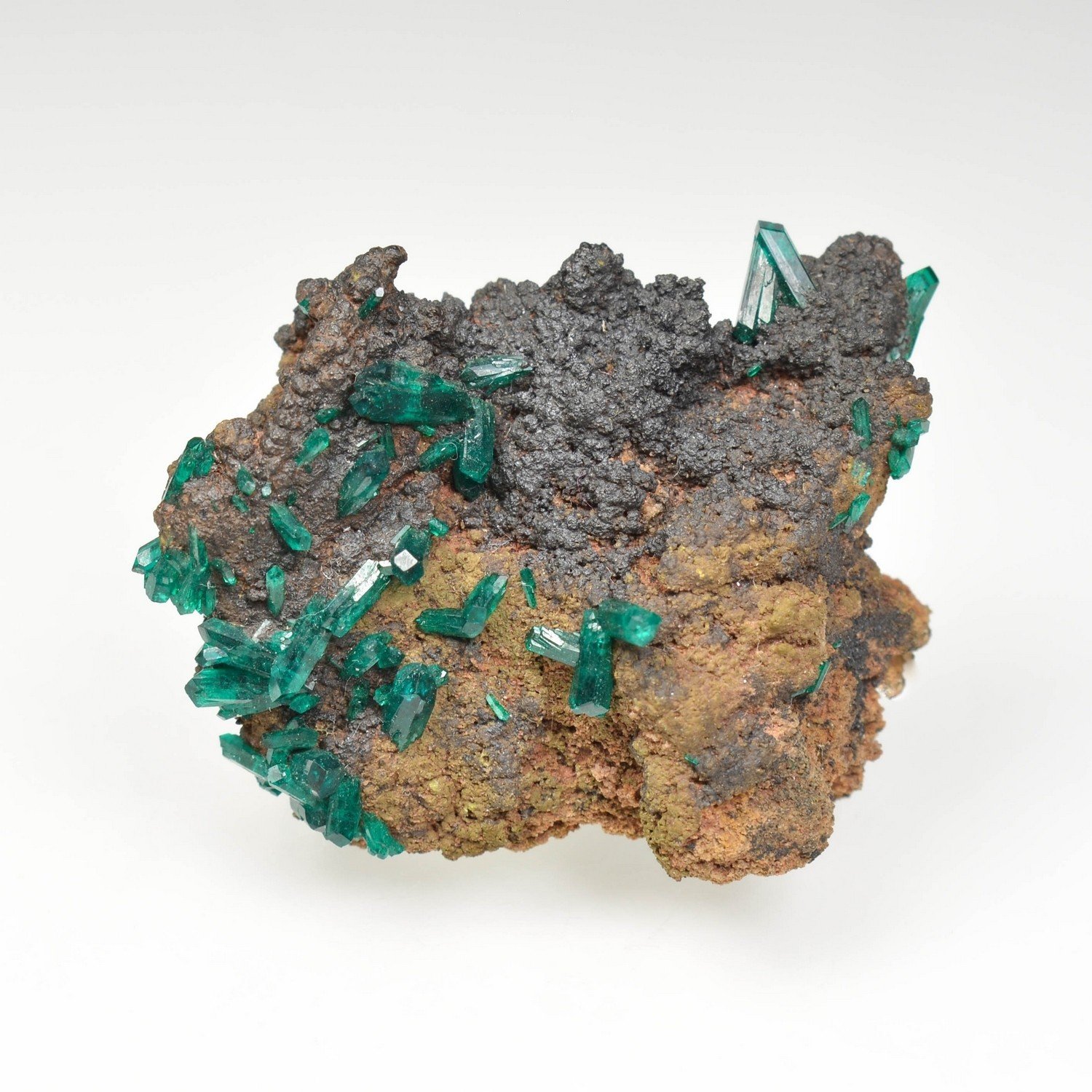 Dioptase - Pimbi, Mindouli, DR Congo