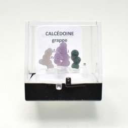 Trio de calcédoine grappe - Mamuju, Sulawesi, Indonésie