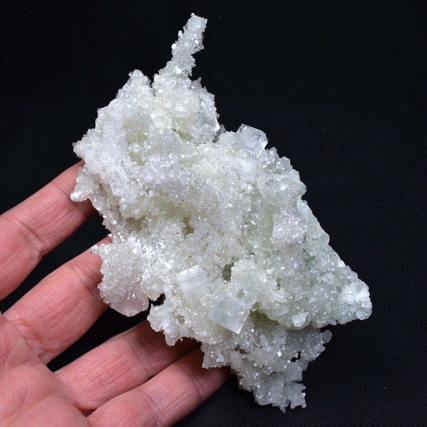 Prehnite psm laumontite - Carrière Malad, Mumbai, Maharashtra, Inde