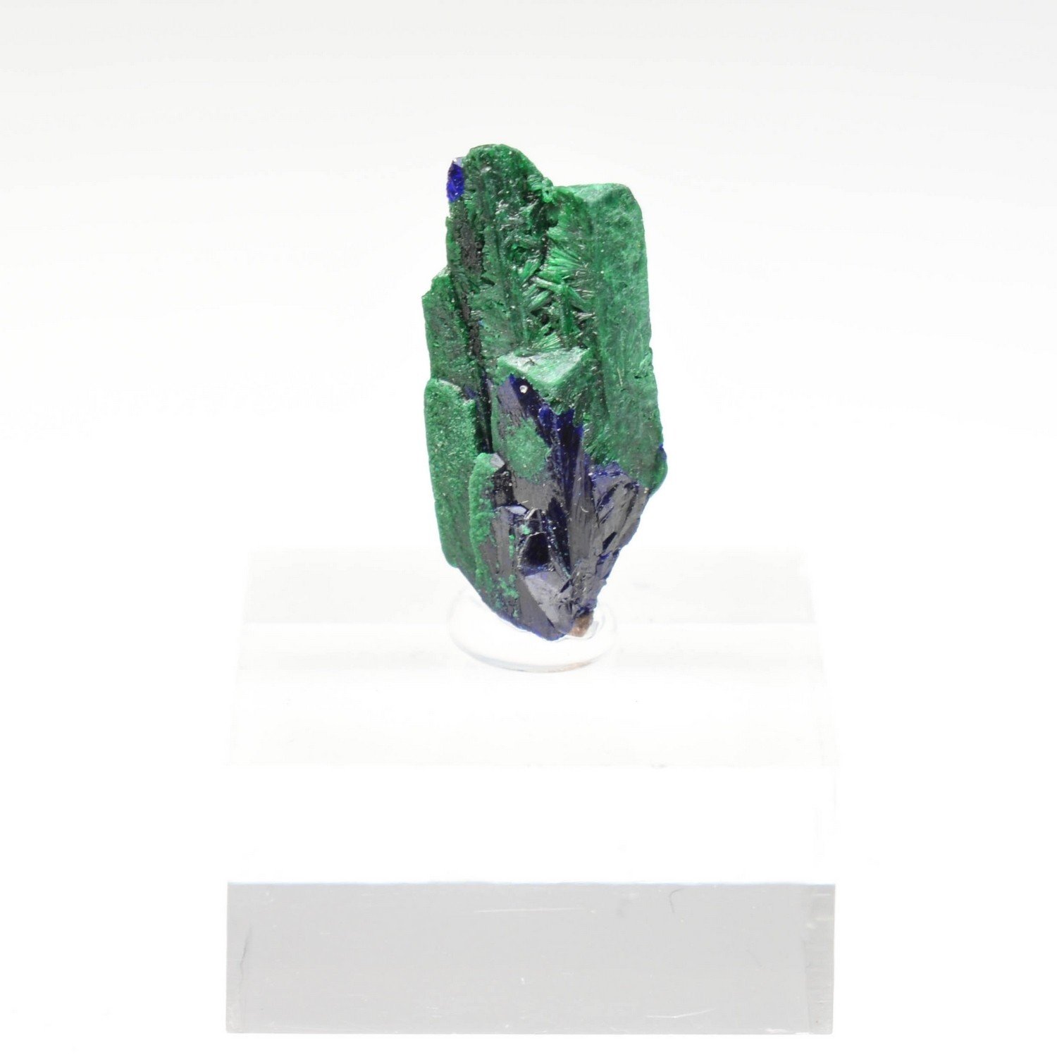 Azurite and malachite - Kerrouchen, Morocco