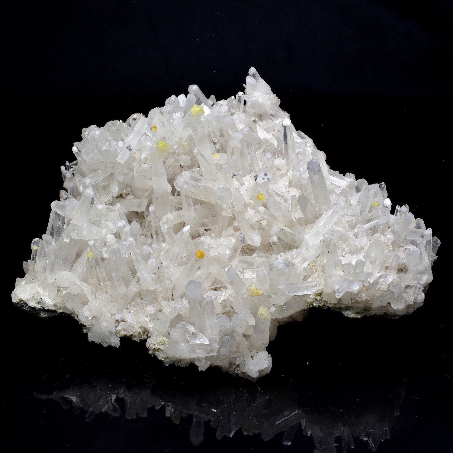 Quartz et soufre - Mundo Nuevo, La Libertad, Pérou