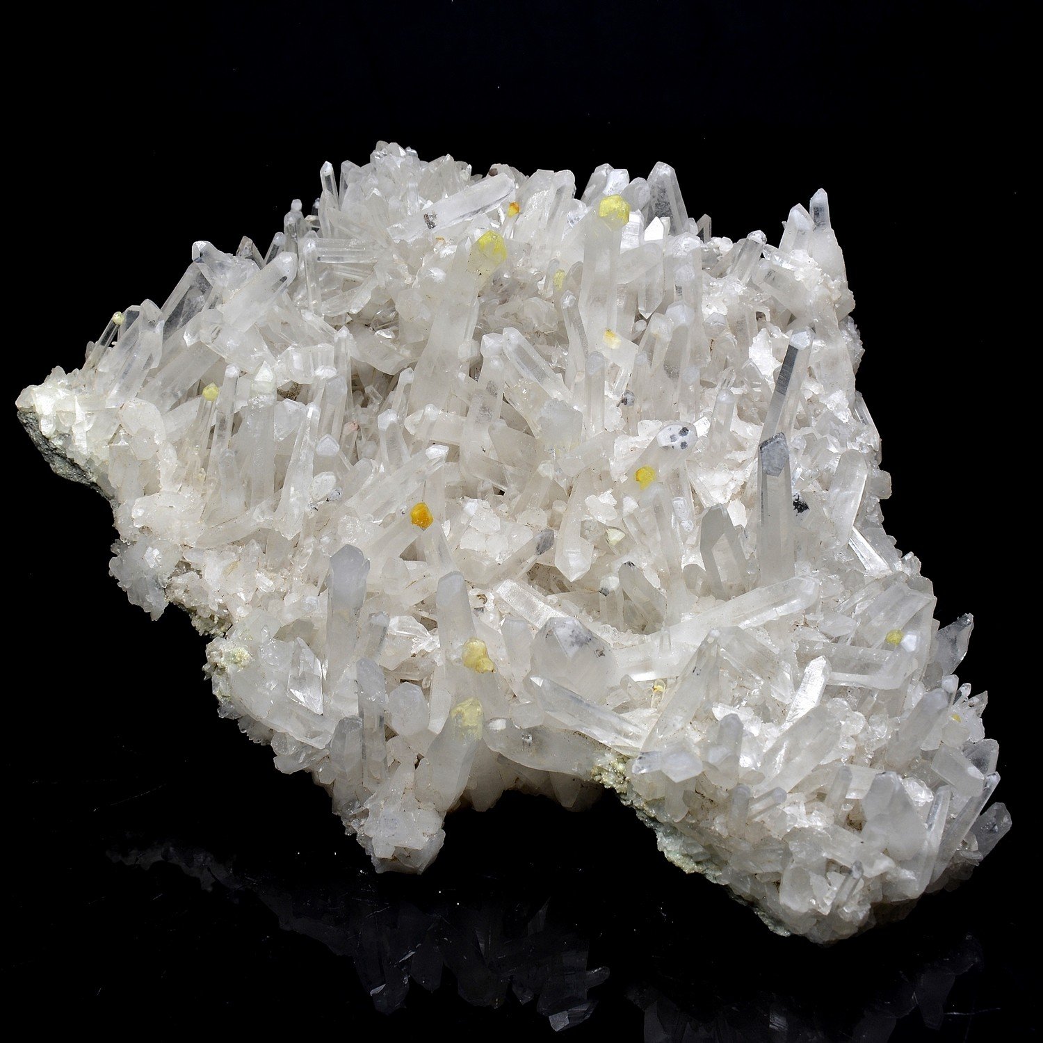 Quartz et soufre - Mundo Nuevo, La Libertad, Pérou