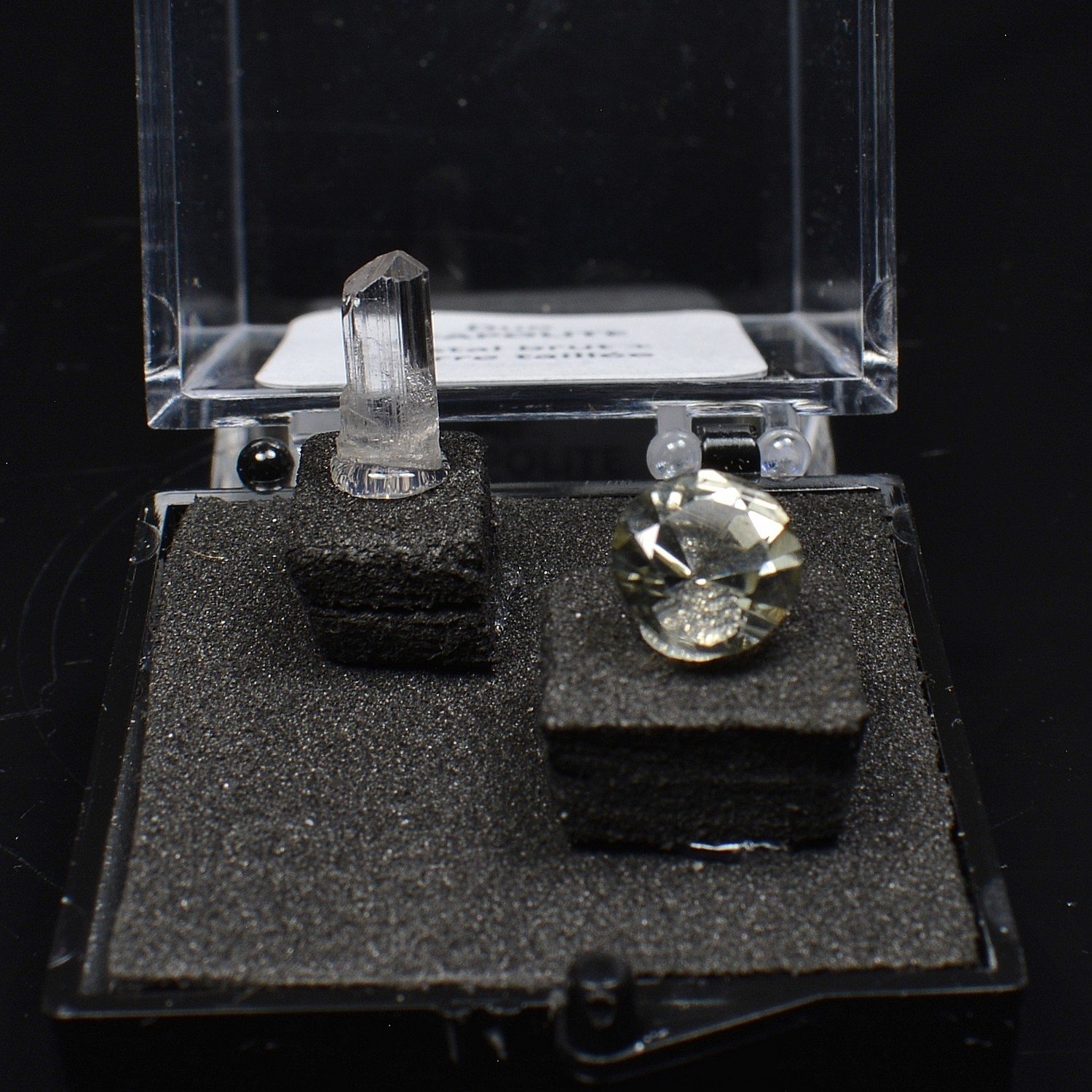 SCAPOLITE - DUO pierre taillée et pierre cristallisée