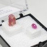 RUBY - DUO cut stone and crystallised stone RUBY - DUO cut stone and crystallised stone