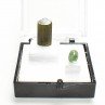 Green tourmaline - DUO cut stone and crystallised stone