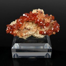 Vanadinite - Mibladen mining district, Morocco
