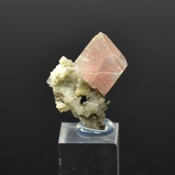 Pink fluorite - South Face of Les Droites, France