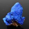 Azurite sur quartz - M'Ssici, Alnif, Drâa-Tafilalet, Maroc
