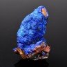 Azurite sur quartz - M'Ssici, Alnif, Drâa-Tafilalet, Maroc