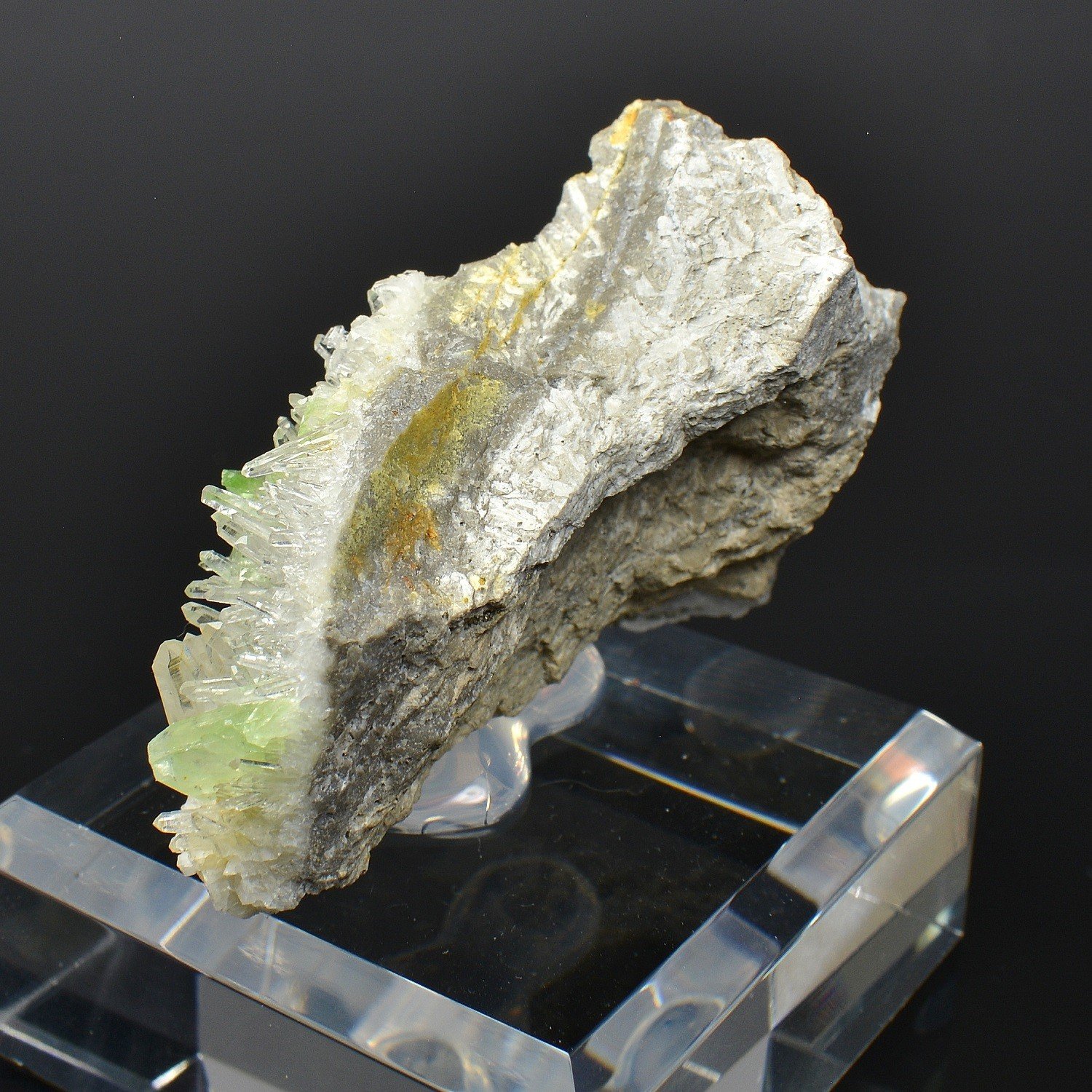 Augelite and quartz - Tamboras Mine, Mundo Nuevo, La Libertad, Peru