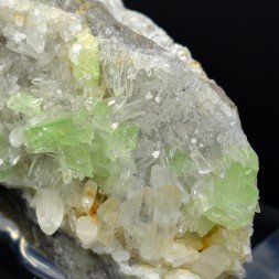 Augelite and quartz - Tamboras Mine, Mundo Nuevo, La Libertad, Peru