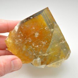 Fluorite – Yellow vein, Valzergues, Aveyron, France