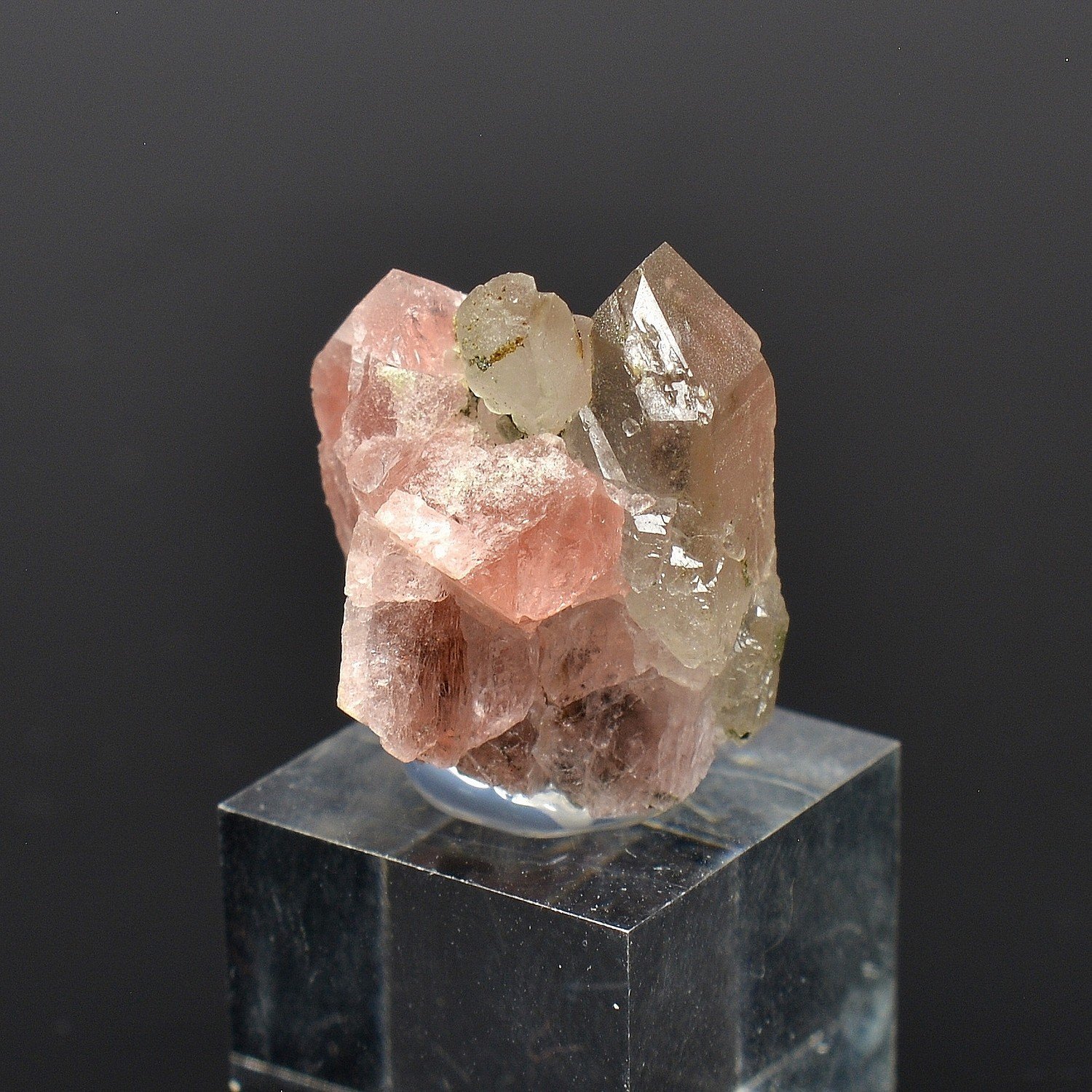 Pink fluorite – South Face of Les Droites, France