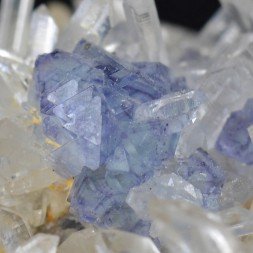 Fluorite and quartz – Grand-Champ, Morbihan, France