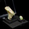 OPAL - DUO: cut stone and crystallised stone