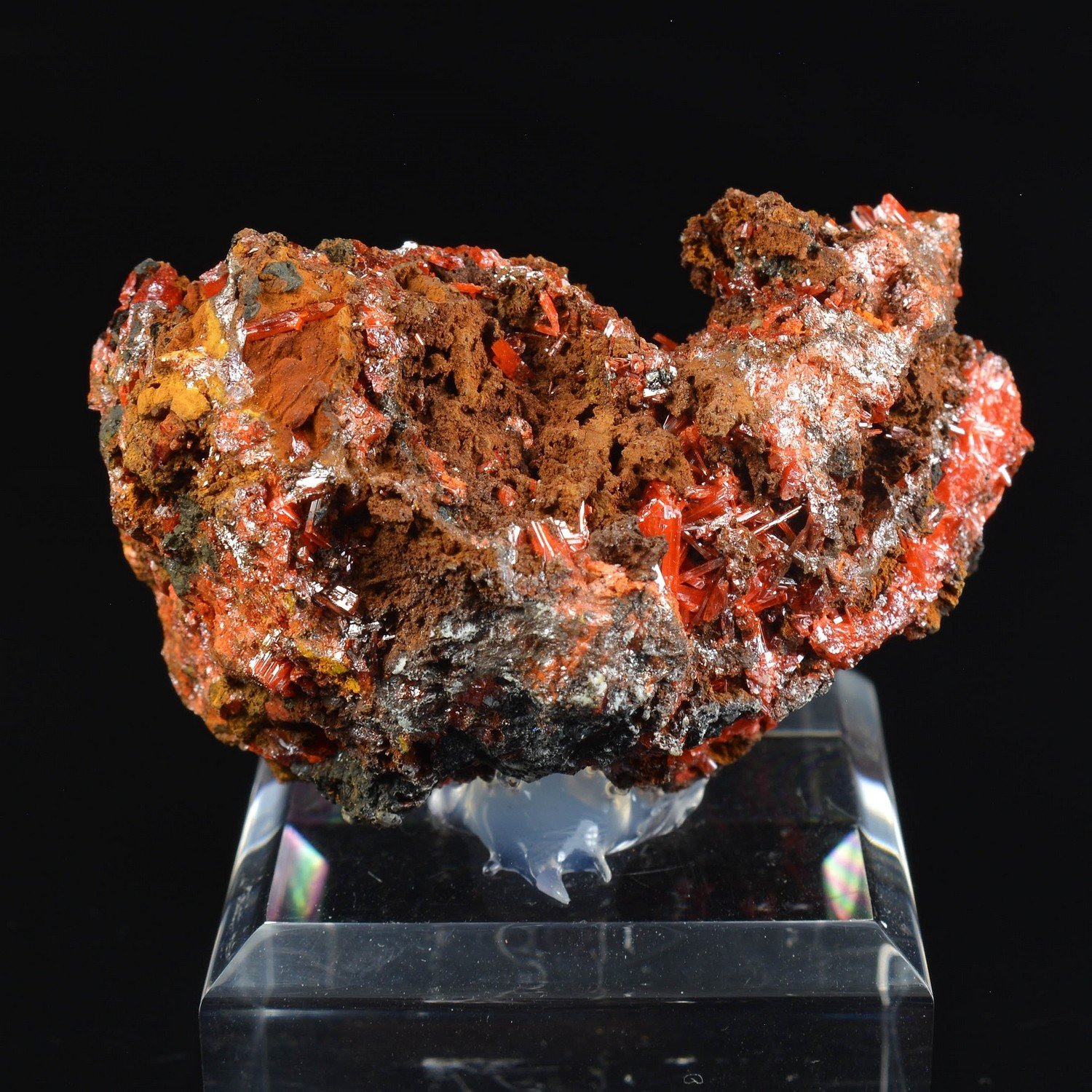 Crocoite - Red Lead Mine, Tasmania, Australia Crocoite - Red Lead Mine, Tasmania, Australia