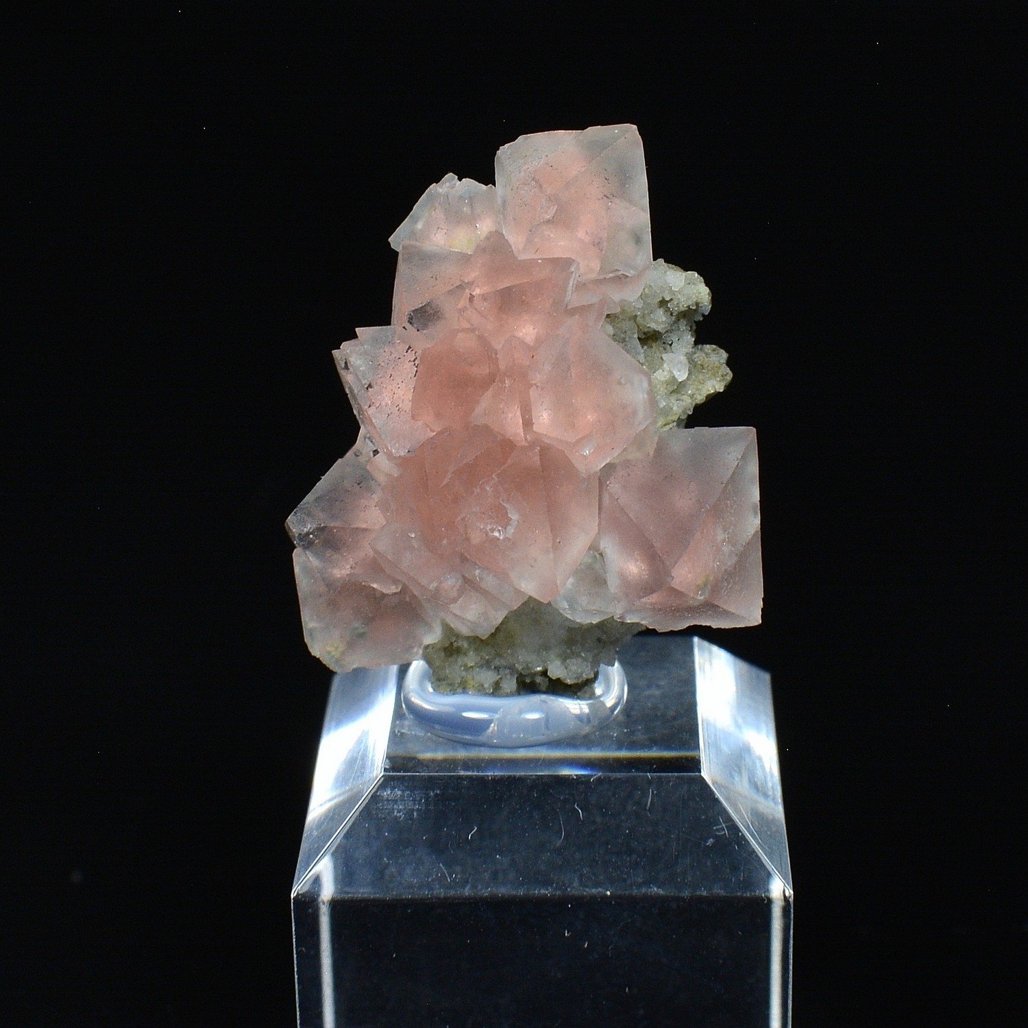 Pink fluorite – South Face of Les Droites, Mont Blanc Massif, France