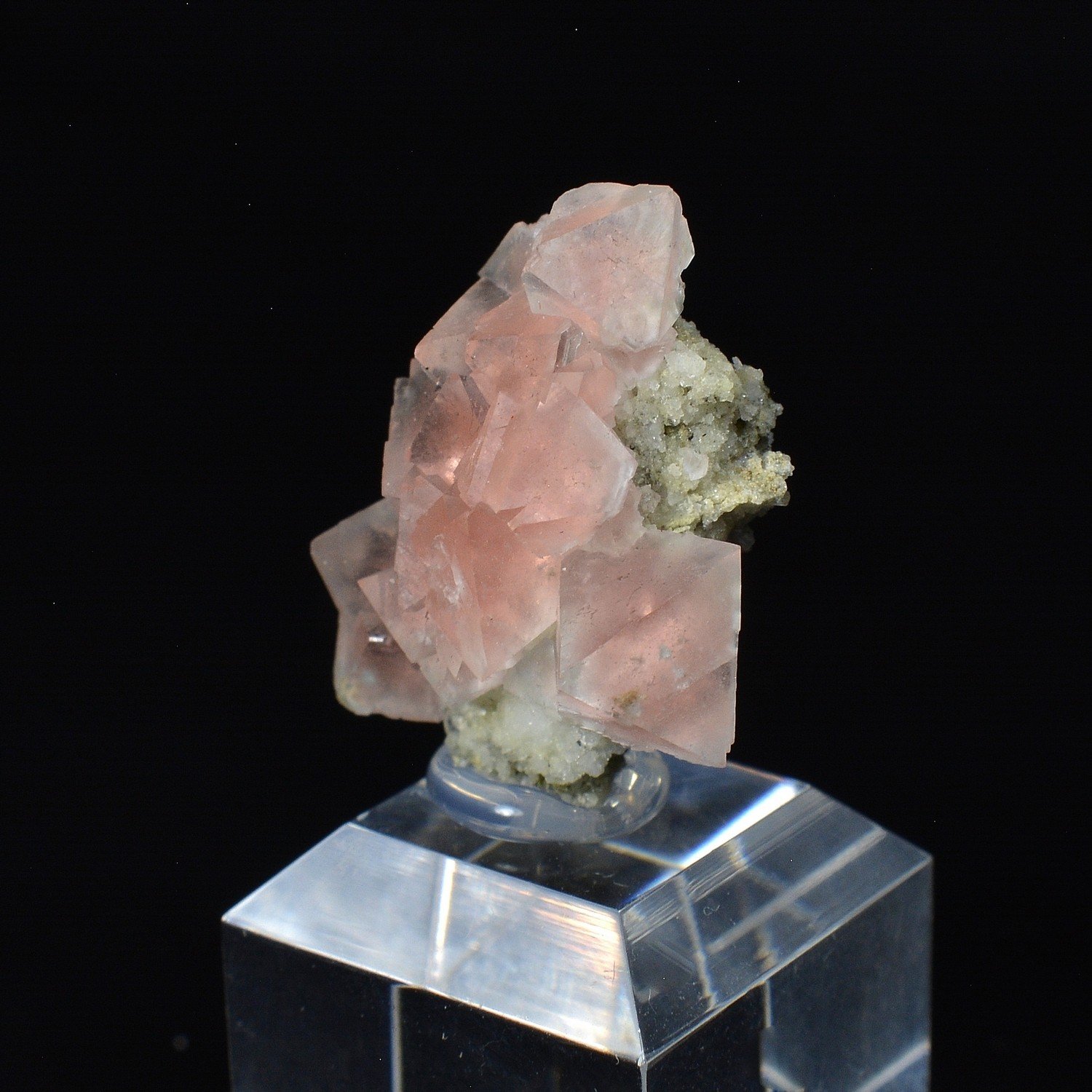 Fluorine rose - Face Sud des Droites, Massif du Mont-Blanc, France